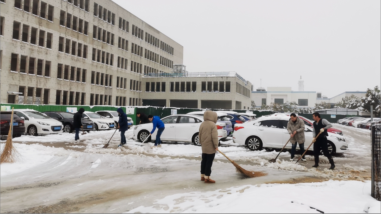 雪绽琼花日 扫雪暖心时丨必威官方网站（中国）有限责任公司
开展扫雪除冰活动